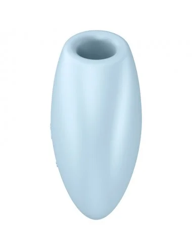 SATISFYER CUTIE HEART AIR PULSE STIMULATOR & VIBRATOR - BLUE