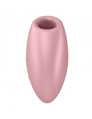 SATISFYER CUTIE HEART AIR PULSE STIMULATOR & VIBRATOR - PINK