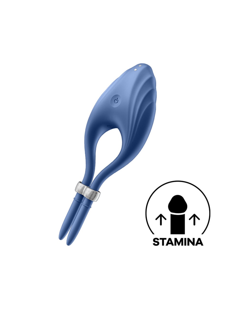 SATISFYER DUELIST RING VIBRATOR - BLUE SATISFYER DUELIST RING VIBRATOR - BLUE