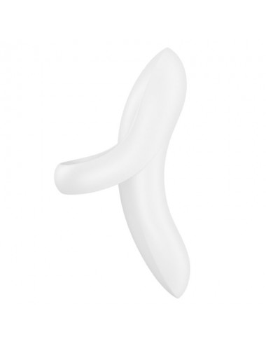 SATISFYER BOLD LOVER FINGER VIBRATOR - WHITE
