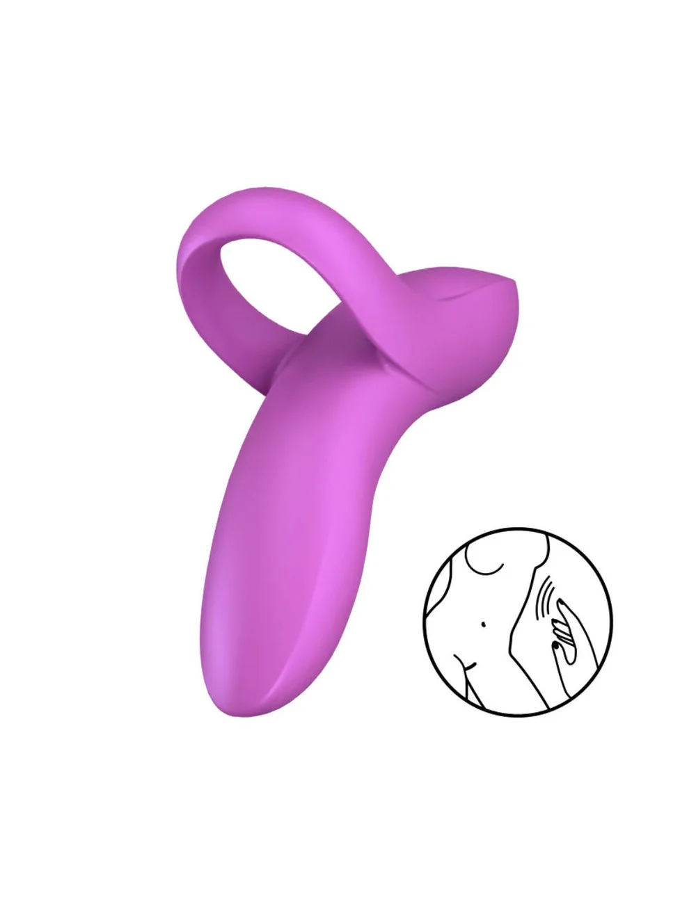 SATISFYER BOLD LOVER FINGER VIBRATOR - PINK SATISFYER BOLD LOVER FINGER VIBRATOR - PINK