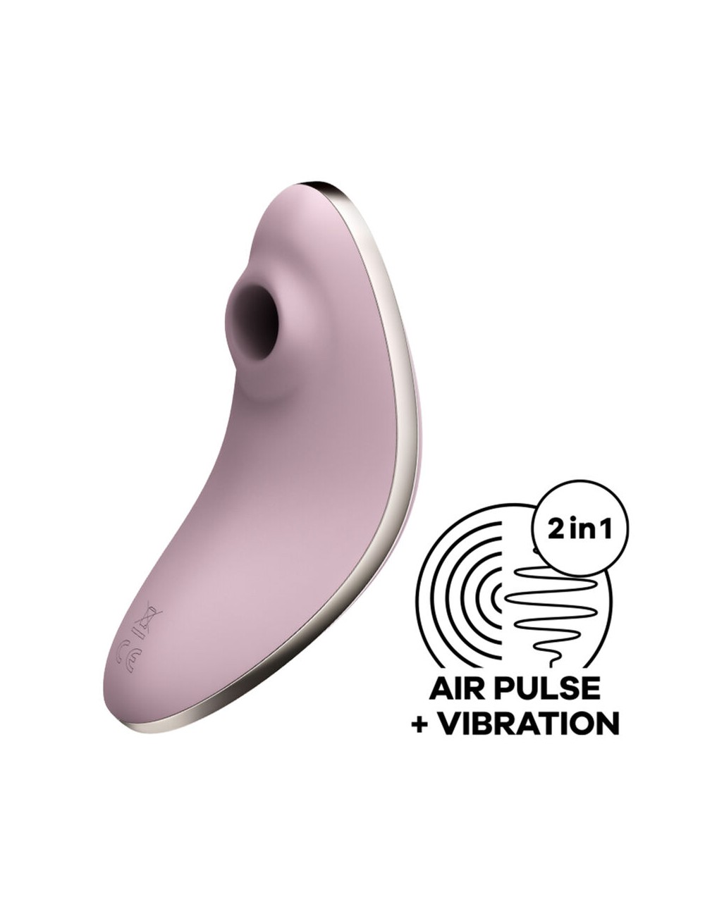 SATISFYER VULVA LOVER 1 AIR PULSE STIMULATOR & VIBRATOR - VIOLET SATISFYER VULVA LOVER 1 AIR PULSE STIMULATOR & VIBRATOR - VIOLET