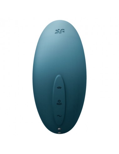 SATISFYER - VULVA LOVER 2 AIR PULSE STIMULATOR & VIBRATOR BLUE