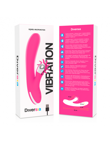 DIVERSIA - BUNNY VIBRATING 24 CM