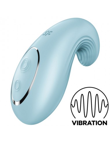 SATISFYER DIPPING DELIGHT LAY-ON VIBRATOR - BLUE