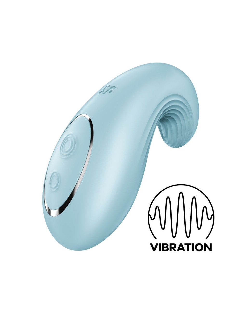 SATISFYER DIPPING DELIGHT LAY-ON VIBRATOR - BLUE SATISFYER DIPPING DELIGHT LAY-ON VIBRATOR - BLUE