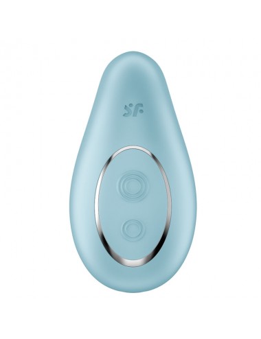 SATISFYER DIPPING DELIGHT LAY-ON VIBRATOR - BLUE