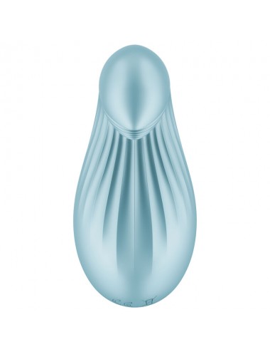 SATISFYER DIPPING DELIGHT LAY-ON VIBRATOR - BLUE