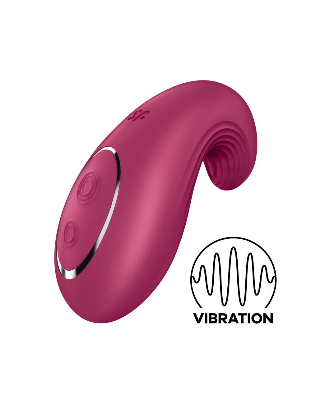 SATISFYER DIPPING DELIGHT LAY-ON VIBRATOR - RED SATISFYER DIPPING DELIGHT LAY-ON VIBRATOR - RED
