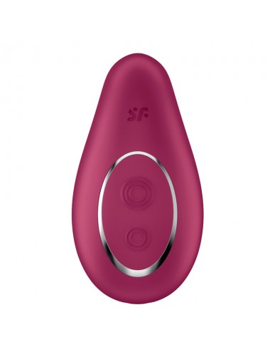 SATISFYER DIPPING DELIGHT LAY-ON VIBRATOR - RED