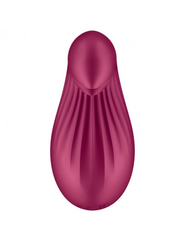 SATISFYER DIPPING DELIGHT LAY-ON VIBRATOR - RED