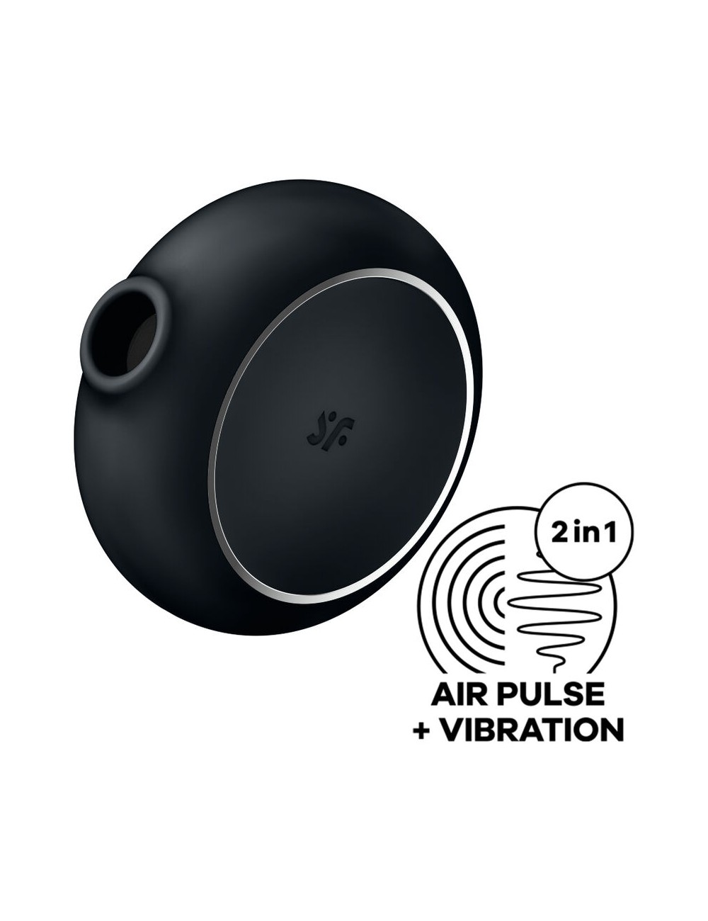 SATISFYER PRO TO GO 3 DOUBLE AIR PULSE STIMULATOR & VIBRATOR - BLACK SATISFYER PRO TO GO 3 DOUBLE AIR PULSE STIMULATOR & VIBRATOR - BLACK