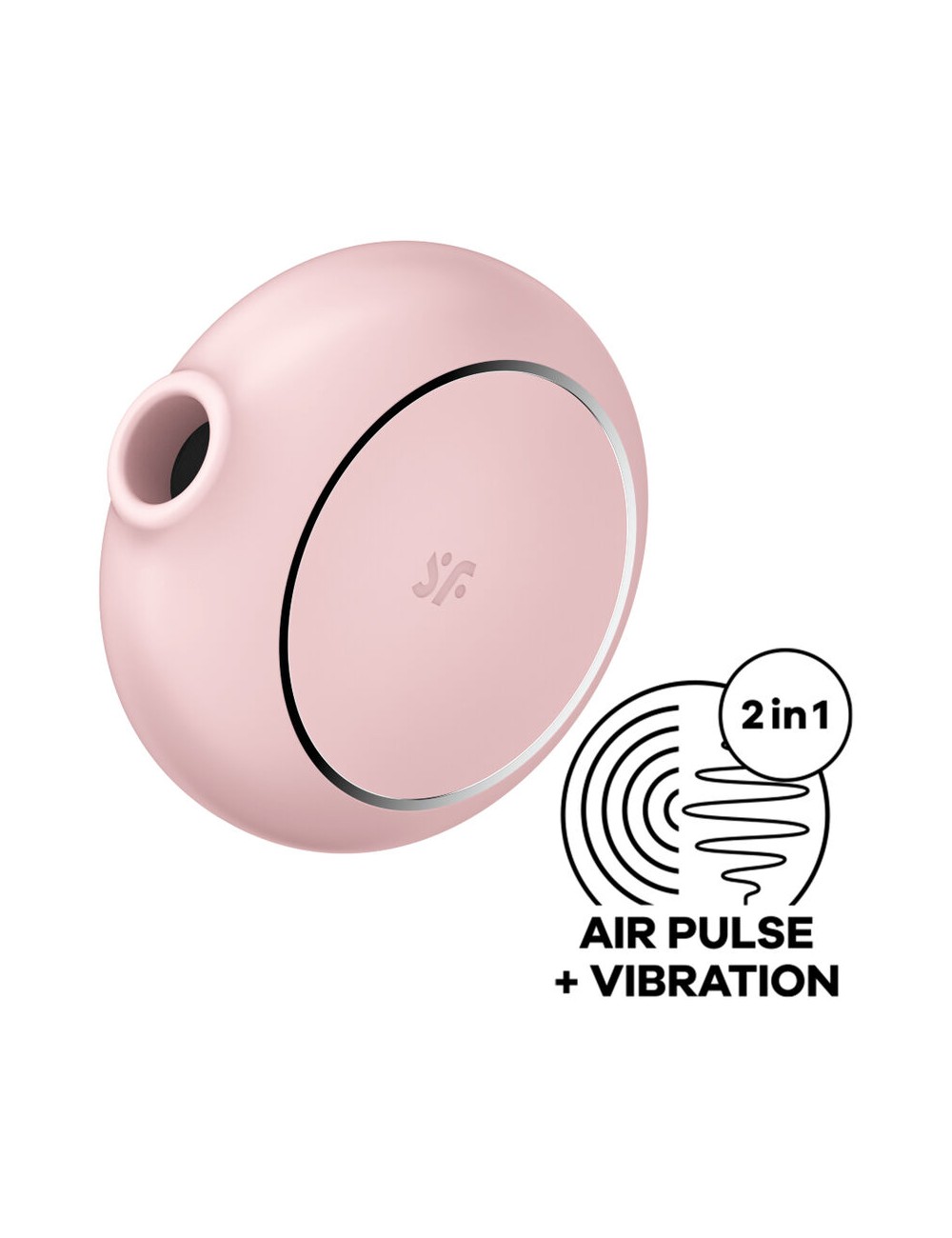 SATISFYER PRO TO GO 3 DOUBLE AIR PULSE STIMULATOR & VIBRATOR - PINK