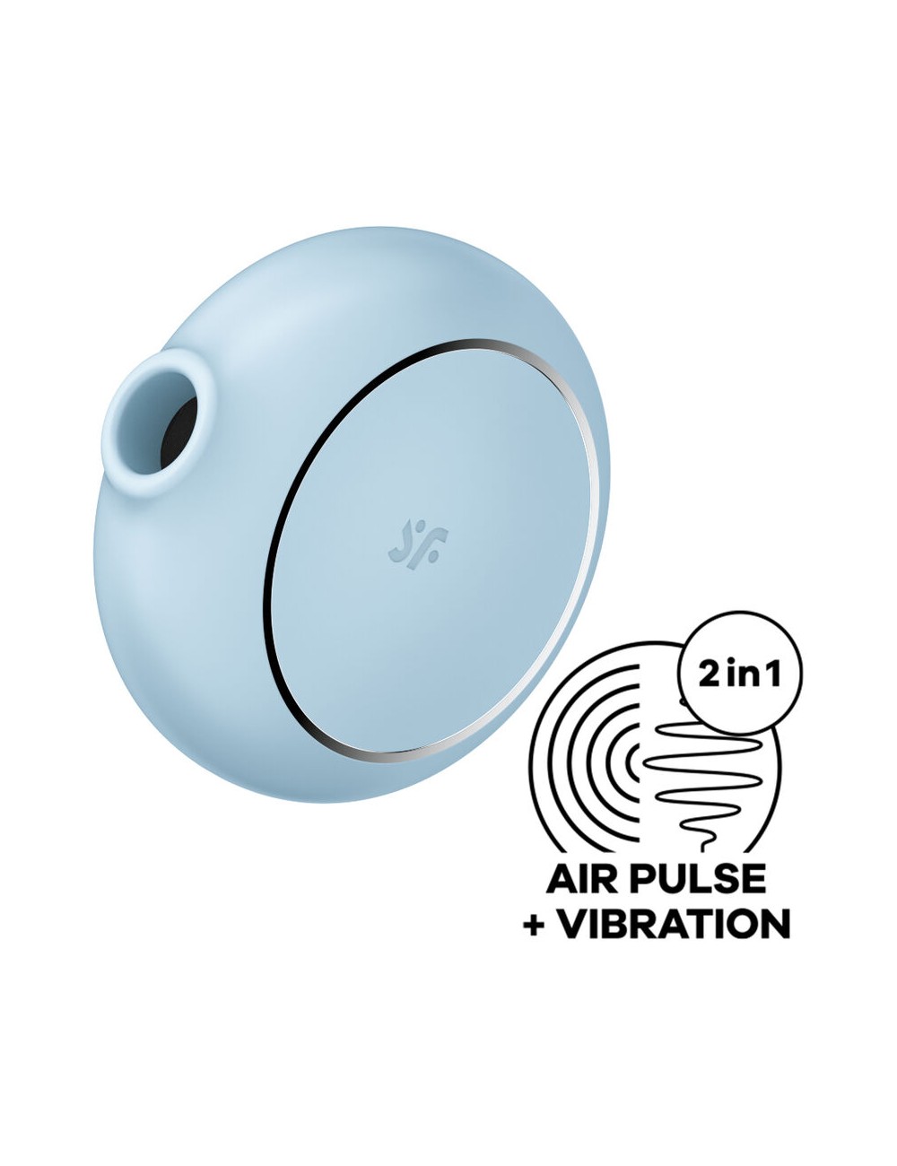 SATISFYER PRO TO GO 3 DOUBLE AIR PULSE STIMULATOR & VIBRATOR - BLUE SATISFYER PRO TO GO 3 DOUBLE AIR PULSE STIMULATOR & VIBRATOR - BLUE