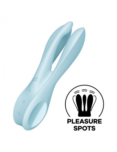 SATISFYER THREESOME 1 VIBRATOR - BLUE