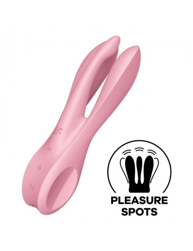 SATISFYER THREESOME 1 VIBRATOR - PINK