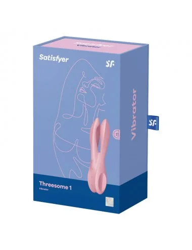 SATISFYER - THREESOME 1 VIBRATOR PINK