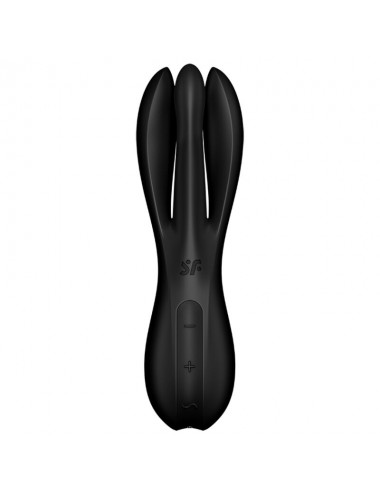 SATISFYER THREESOME 2 VIBRATOR - BLACK