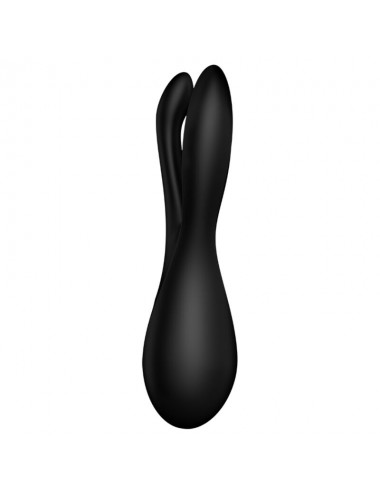 SATISFYER THREESOME 2 VIBRATOR - BLACK