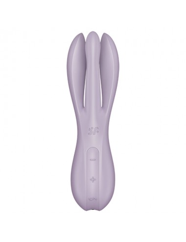 SATISFYER THREESOME 2 VIBRATOR - VIOLET