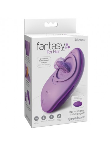 FANTASY FOR HER - HER SILICONE FUN TONGUE PURPLE