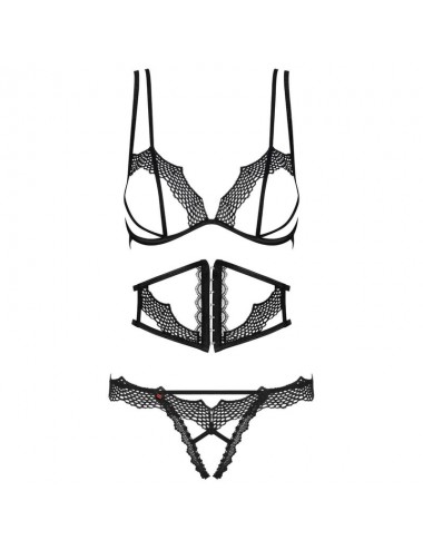 OBSESSIVE - BRAVELLE 3 PIECES SET S/M