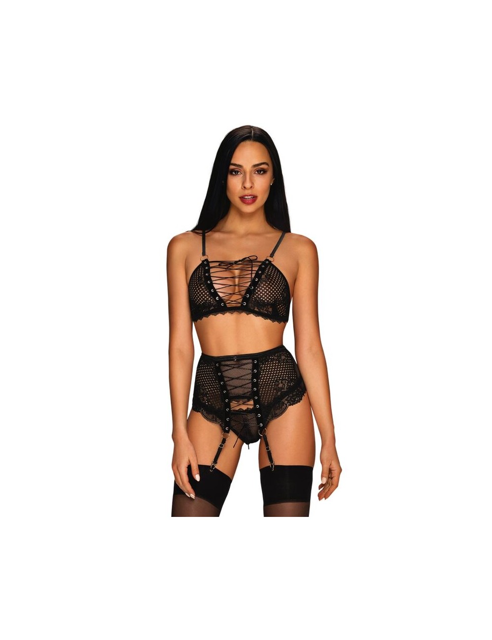 OBSESSIVE - BASITTA THREE PIECES SET L/XL OBSESSIVE - BASITTA THREE PIECES SET L/XL