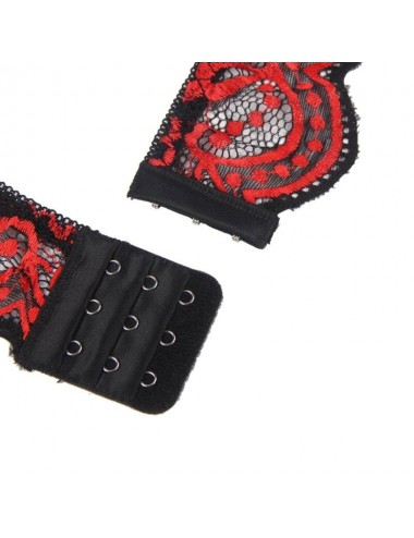 SUBBLIME TWO PIECES SET LACE TOP AND PANTIES L/XL