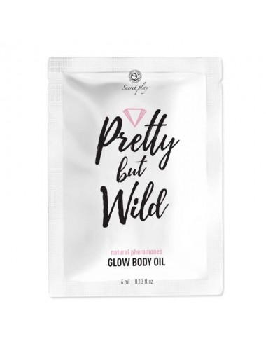 SECRETPLAY PRETTY BUT WILD GLOW BODY OIL SACHET