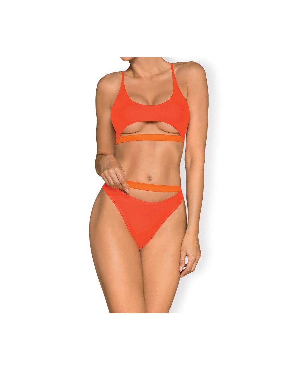 OBSESSIVE - MIAMELLE SWIMWEAR - RED L OBSESSIVE - MIAMELLE SWIMWEAR - RED L
