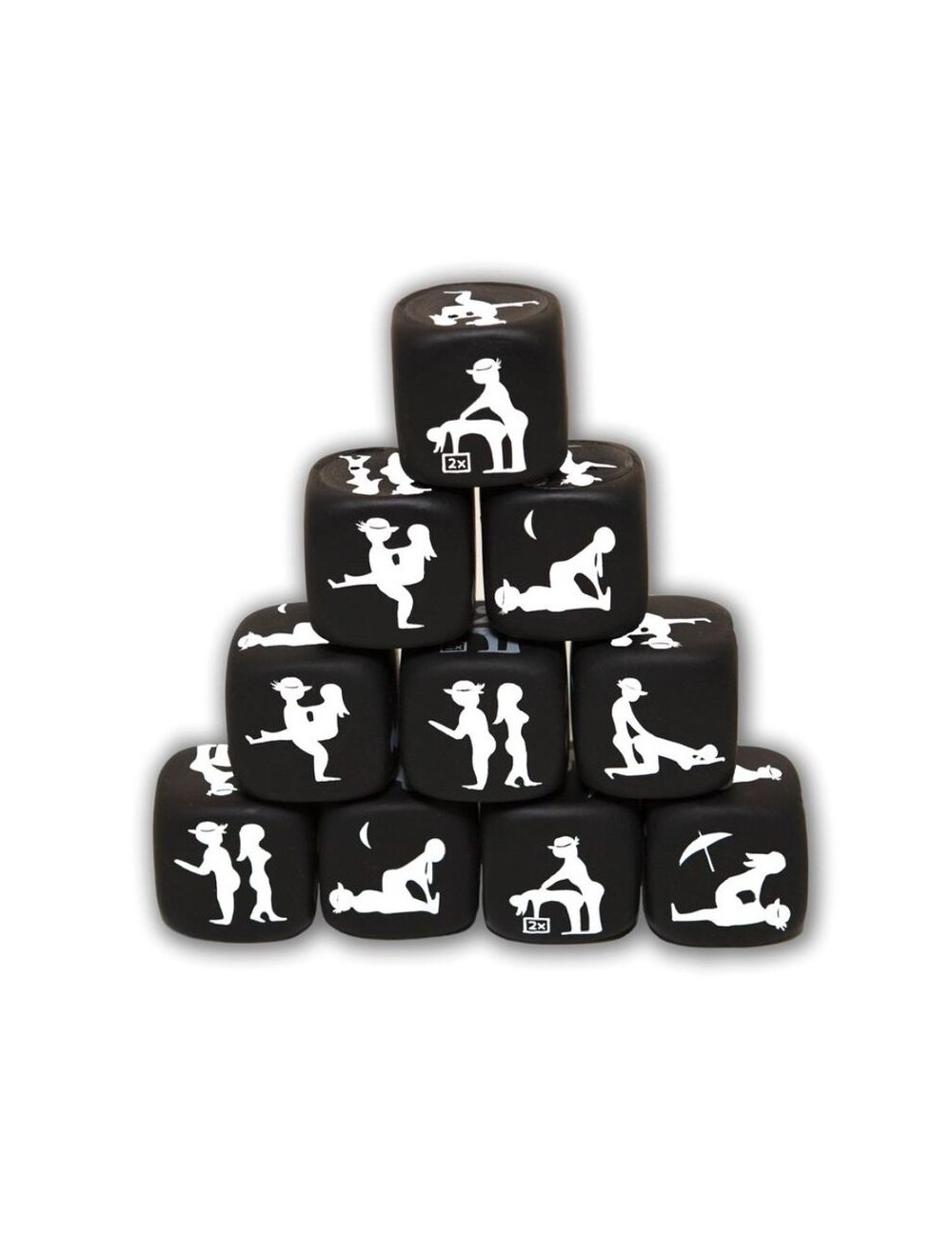 DIABLO PICANTE - DICE GAME OF POSTURE BLACK DIABLO PICANTE - DICE GAME OF POSTURE BLACK