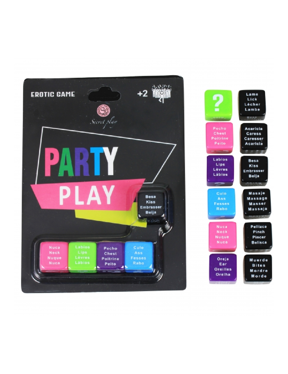 SECRETPLAY GAME PARTY PLAY 5 DICE (ES / PT / EN / FR)
