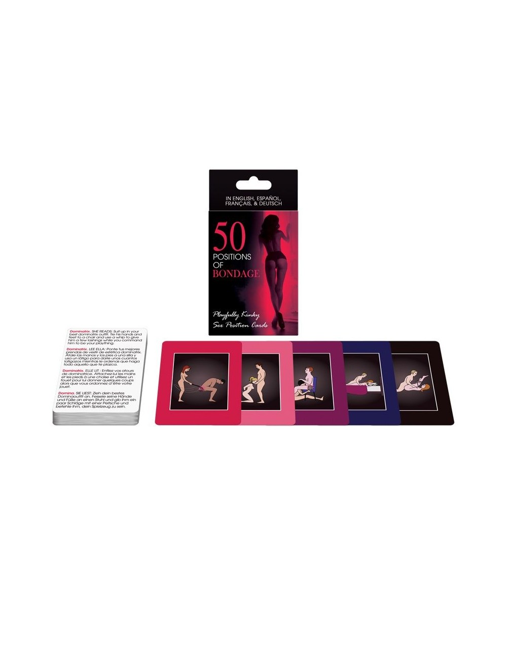50 POSITIONS OF BONDAGE CARDS ES/EN/DE/FR