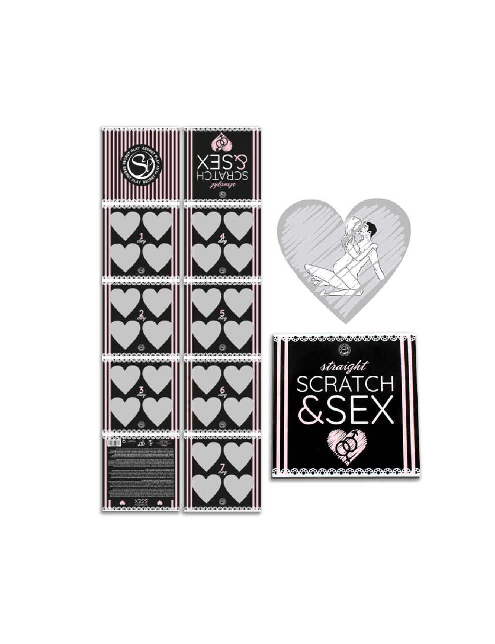 SECRETPLAY SCRATCH & SEX STRAIGHT COUPLE GAME (ES / EN / FR / PT / DE)
