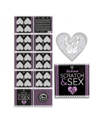 SECRETPLAY SCRATCH & SEX COUPLE GAME LESBIC POSTURES (ES / EN / FR / PT / DE)