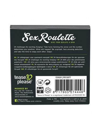 TEASE & PLEASE - SEX ROULETTE FOREPLAY