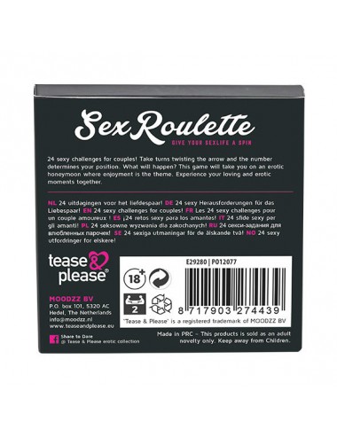 SEX ROULETTE LOVE & MARRIAGE (NL-DE-EN-FR-ES-IT-PL-RU-SE-NO)