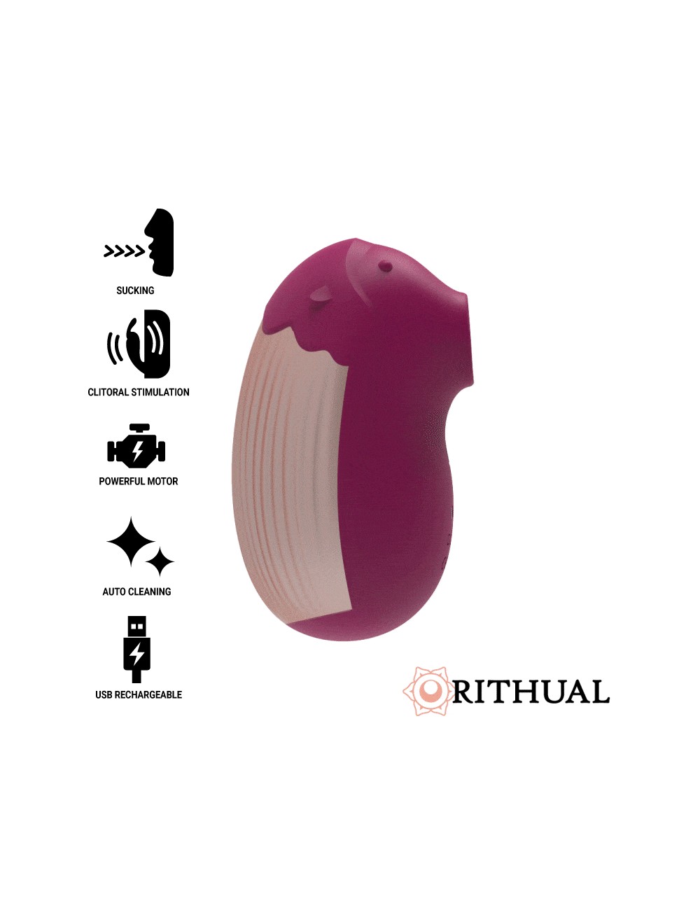 RITHUAL SHUSHU NEW GENERATION CLITORIAL CERISE RITHUAL SHUSHU NEW GENERATION CLITORIAL CERISE
