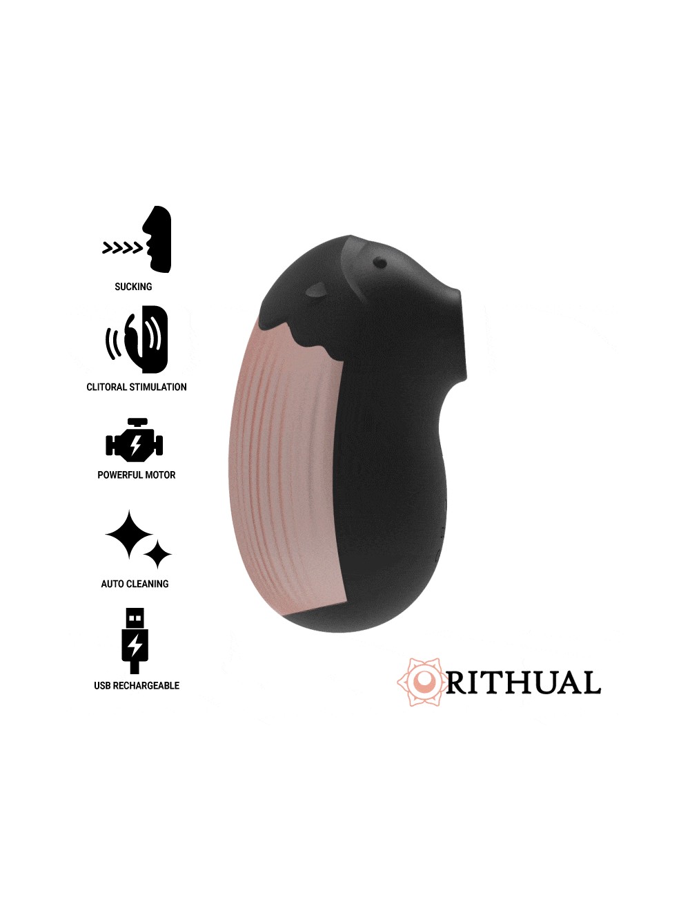 RITUAL SHUSHU NEW GENERATION CLITORIAL BLACK RITUAL SHUSHU NEW GENERATION CLITORIAL BLACK