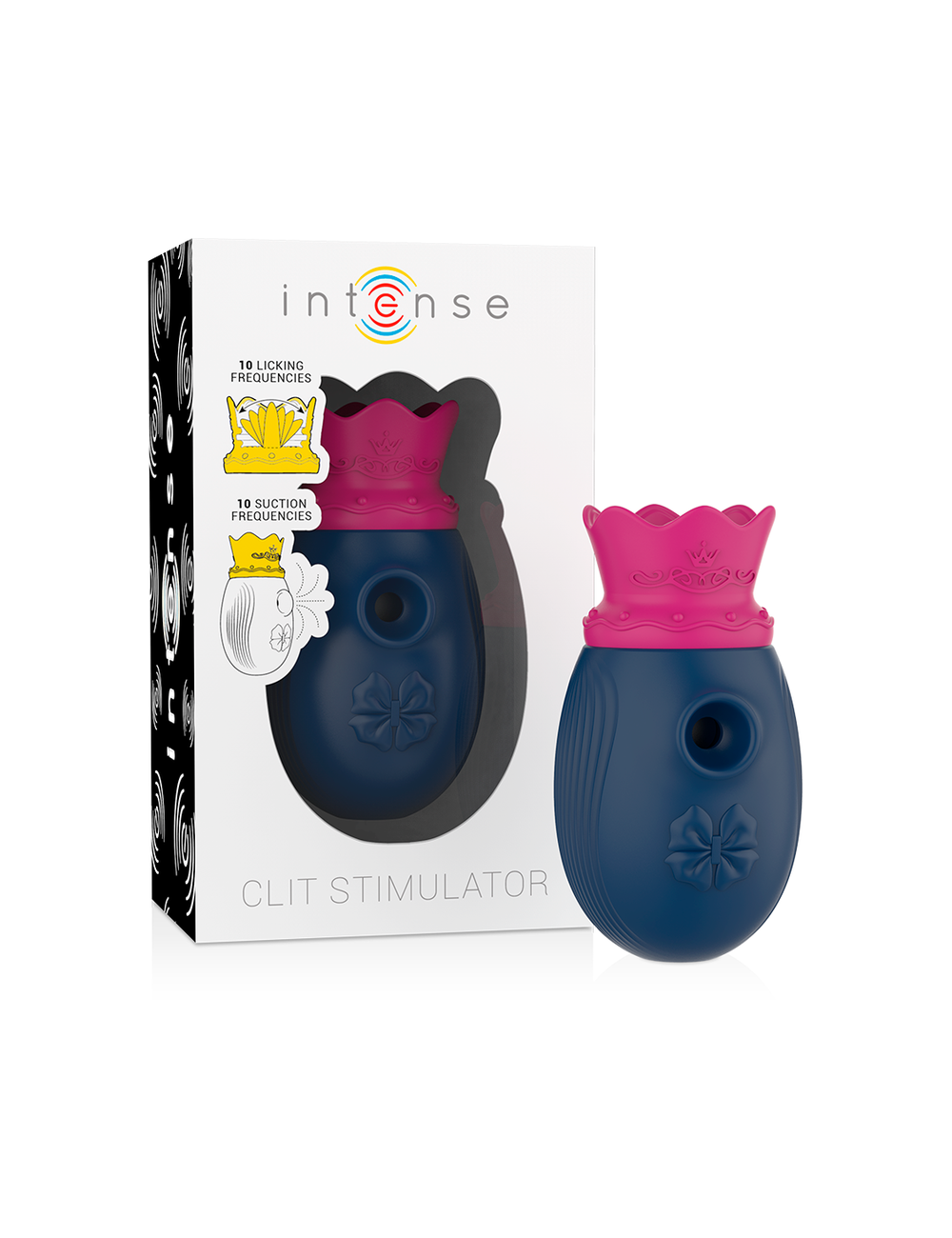 INTENSE CLIT STIMULATOR 10 LICKING AND SUCTION FREQUENCIES - BLUE INTENSE CLIT STIMULATOR 10 LICKING AND SUCTION FREQUENCIES - BLUE