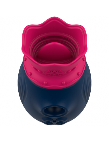 INTENSE - CLITORIS STIMULATOR 10 MODES OF STIMULATING WAVES AND LICKING - BLUE