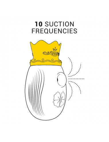 INTENSE CLIT STIMULATOR 10 LICKING AND SUCTION FREQUENCIES - PINK