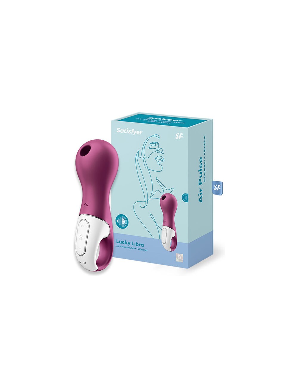 SATISFYER LUCKY LIBRA STIMULATOR & VIBRATOR