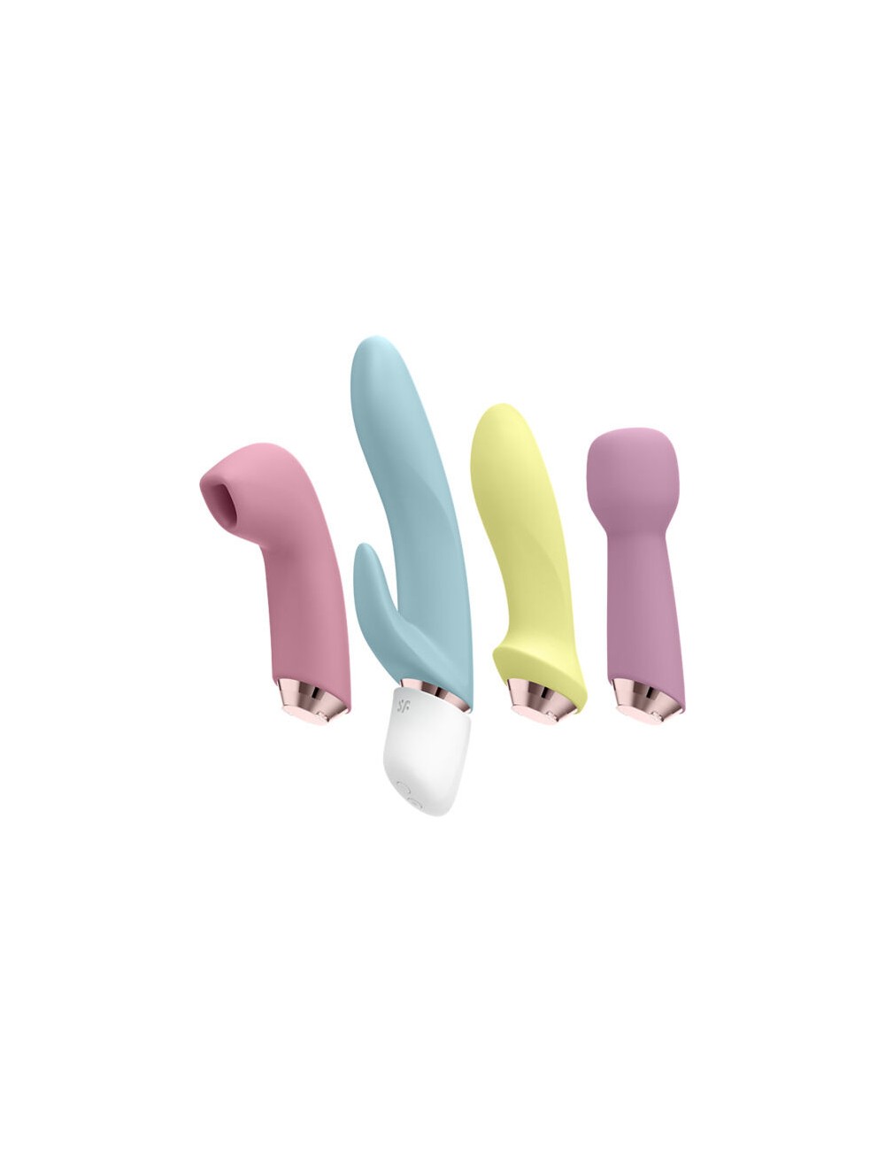 SATISFYER MARVELOUS FOUR - VIBRATOR & AIR PULSE SET