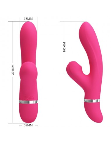 PRETTY LOVE - WILLOW VIBRATOR AND STIMULATING WAVES RABBIT