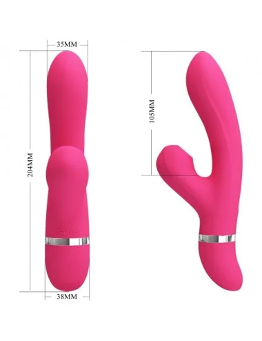 PRETTY LOVE - WILLOW VIBRATOR AND STIMULATING WAVES RABBIT