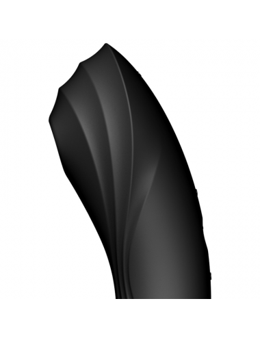 SATISFYER CURVY TRINITY 4 AIR PULSE VIBRATOR - BLACK