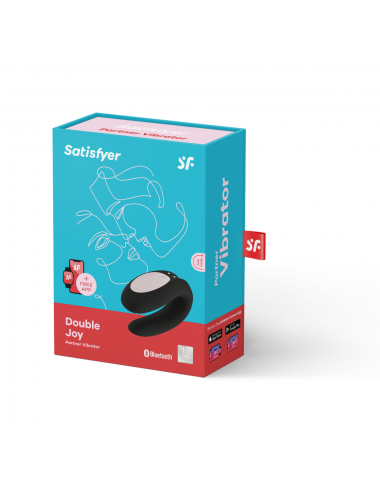 SATISFYER - DOUBLE JOY CON APP BLACK