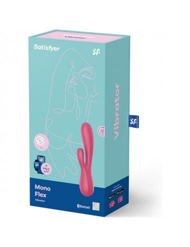 SATISFYER - MONO FLEX RED WITH APP