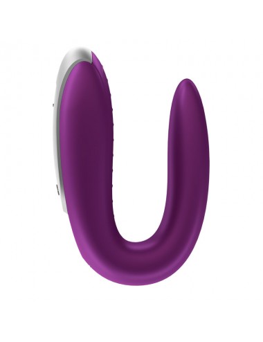 SATISFYER - DOUBLE FUN PARTNER VIBRATOR PURPLE